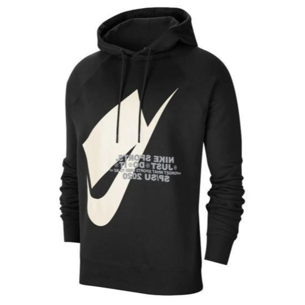Nike Sportswear Pullover Hoodie Mens Style Black Size Small - CJ5048-010